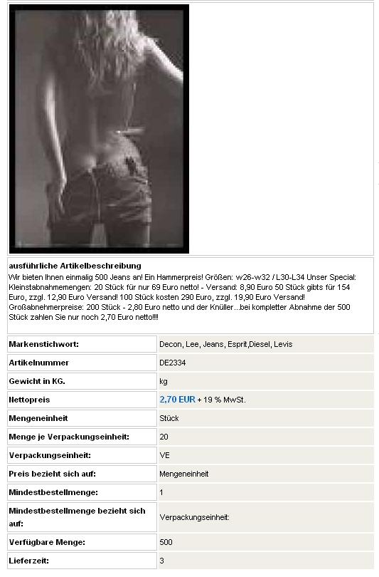 Оптовые покупки на www.zentrada.de